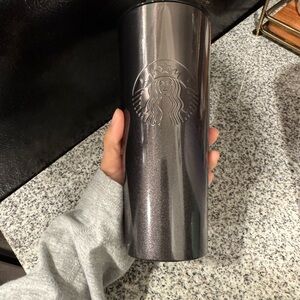 Starbucks glitter ombre  Black / gray Tumbler